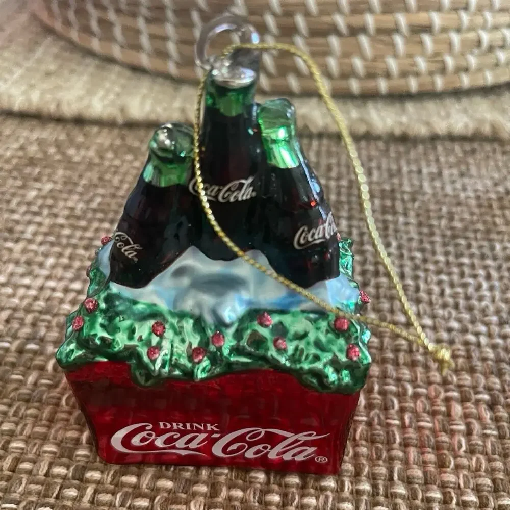 Coca Cola Christmas Ornament bottle